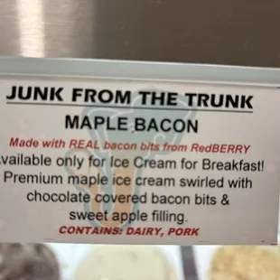 Maple Bacon