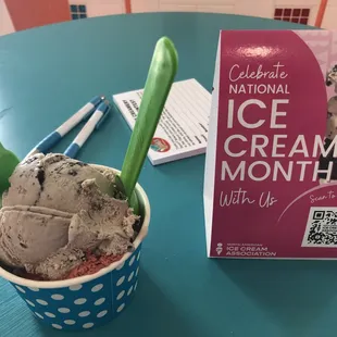 Cookies n Cream with Red Velvet.  Oh so good!