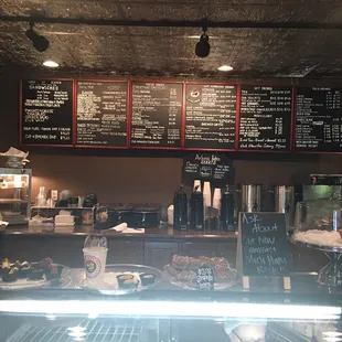 They have lots of options of coffee, sandwiches, cheesecake, etc.