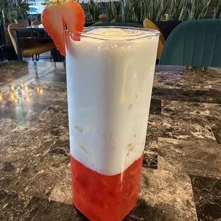 Strawberry Cream Latte