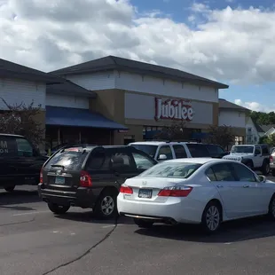 cars parked in a parking lot