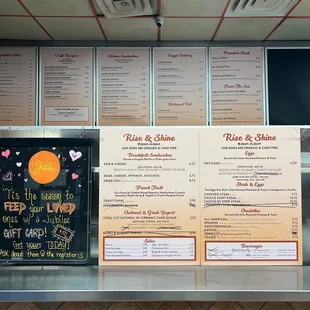 Food menu