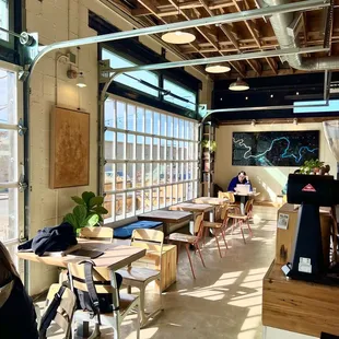 Seating area with natural light