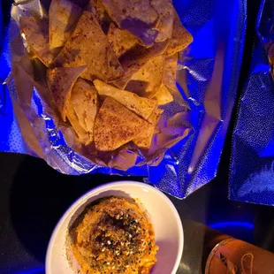 Salmon rice dip
