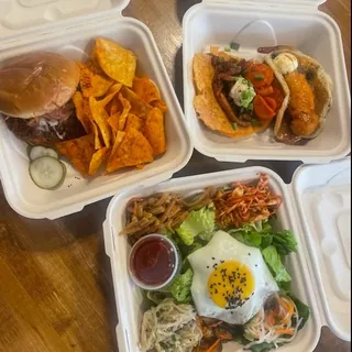 spicy korean burger
