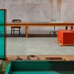 Art Studio, part of The Studios guided visit.  Photo © 2020 Judd Foundation