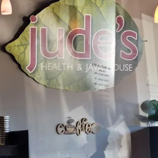 the sign