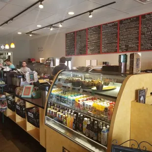 Counter, ordering, bakery, menu