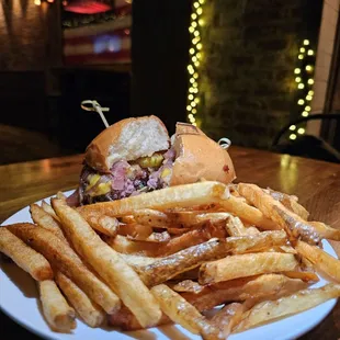 Delicious burgers PBR? Think it&apos;s called lol something like that  it was good though