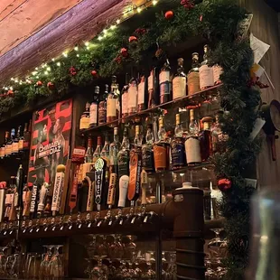 the bar