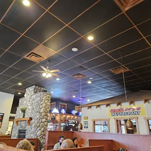 the interior of a restaurant