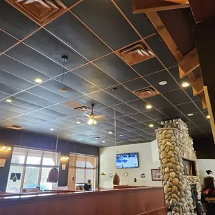 a view of the bar area