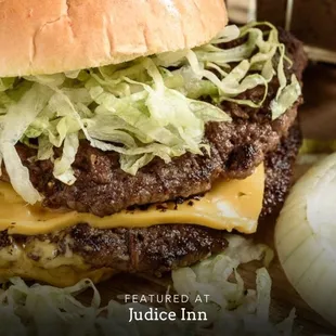 Famous Double Cheeseburger