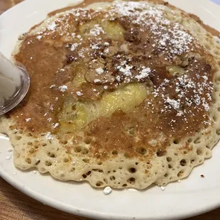 Peanut butter and banana pancakes