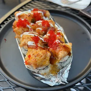Baked Lobster Roll