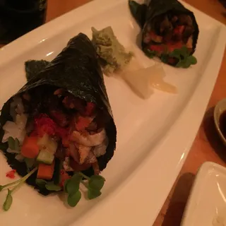 Salmon Skin Hand Roll