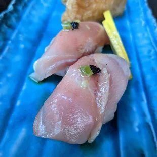 Chu Toro. $15. Medium fatty bluefin tuna.