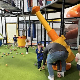 Ball pit room. Maybe add soft baskets for ball collection for the kids to use.