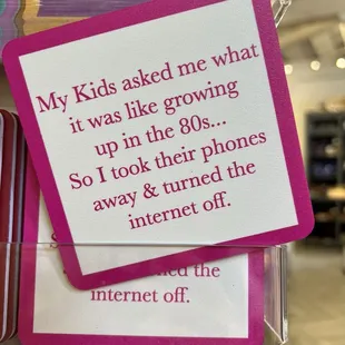 Sending this to my kids. Lol.