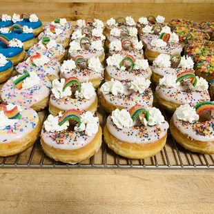 a variety of doughnuts