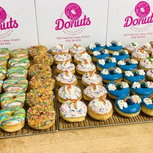 a variety of doughnuts