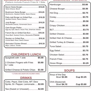 Lunch Menu page 3