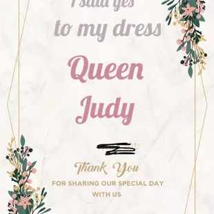 Say yes to your wedding gown.