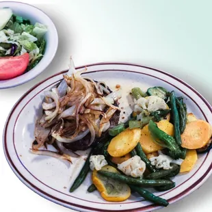 Chopped Sirloin Steak with 2 sides