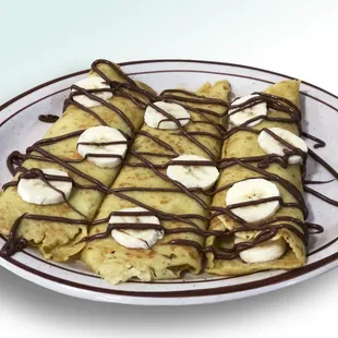 Banana Nutella Crepes