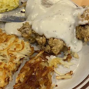 Split Chicken Fried Chicken &amp; 2 Eggs