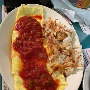 Mexican omelette