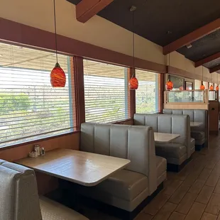 the interior of the restaurant