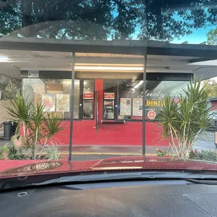 Front of the building