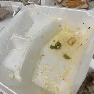 Someone stole my food.