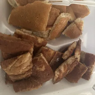 Big Breakfast - Half Pancakes and Half French Toast