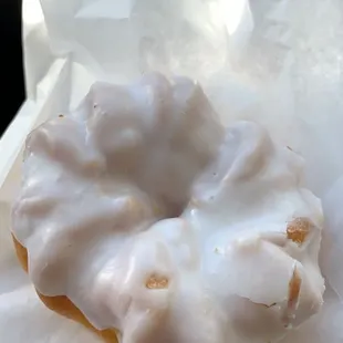 White Crueller (aka tire) because they didn't have any pink ones left