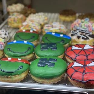 Decorated donuts