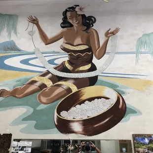 Mural at Judy's Flowers