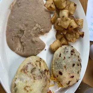 Gordita plate I just sub the rice for potatoes since I went around breakfast time