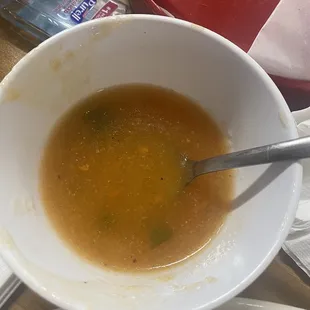 Salsa Ranchera not flavorful.