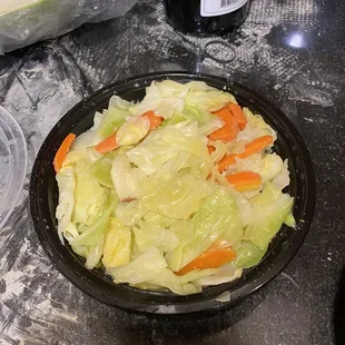 Cabbage not salty