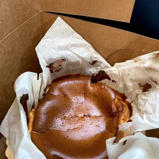 Best cheesecake I ever had.  Warm from oven.