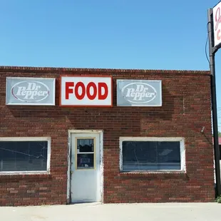 the front of the restaurant