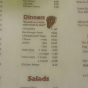 Menu, part 3