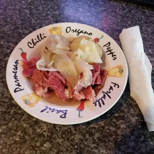 Corned beef and cabbage