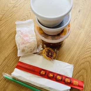 Mapo Tofu Lunch Special (nicely packed to go)