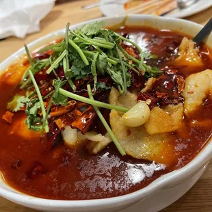S2. Fish in Chili Oil and Bean Sprouts