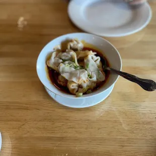 A6. Wonton in Hot Chili Oil