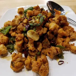 P1. Diced Chicken with Chili and Pepper