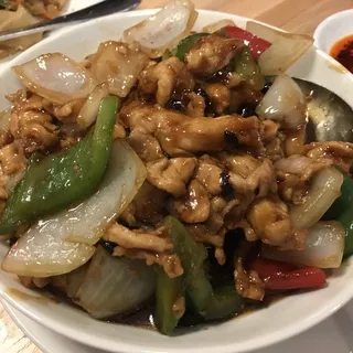 P9. Chicken in Black Bean Sauce